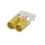 Double Right angle plug Fakra connector